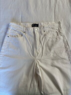 GAP Women's White Wide Leg Jeans